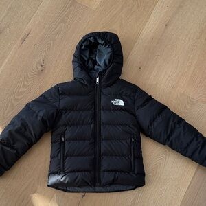 NWOT North Face Black Puffer Jacket reversible Small/6